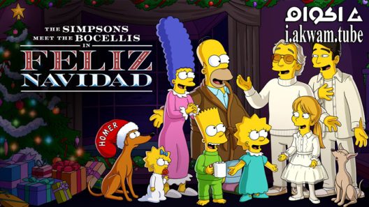 مشاهدة فيلم The Simpsons Meet the Bocellis in Feliz Navidad 2022 مترجم